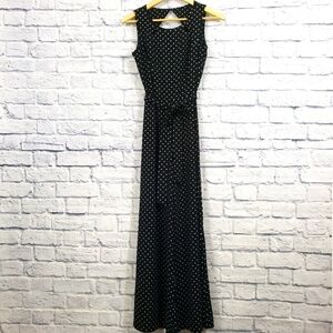Gabby Skye black and white polkadot jumpsuit